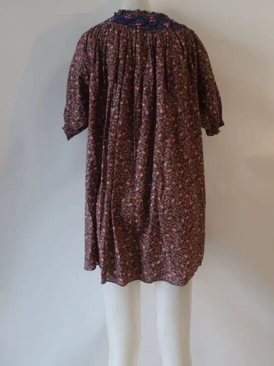 Womens Doen Odessa (Item- 25) Smocked Floral Multicolor Mini Shift Dress S - Picture 10 of 12